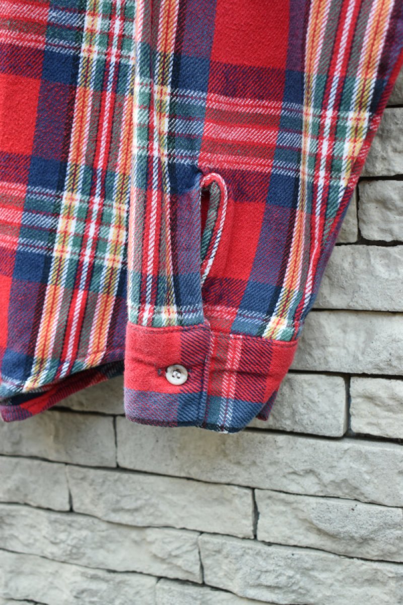 画像9: 70-80's FIVE BROTHER Check Flannel Shirt -MADE IN USA- (9)