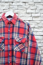 画像2: 70-80's FIVE BROTHER Check Flannel Shirt -MADE IN USA- (2)