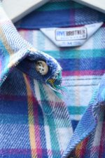 画像11: 70-80's FIVE BROTHER Check Flannel Shirt -MADE IN USA- (11)