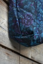 画像3: [DEADSTOCK] WILD WALLETS Patterned Floral Tote Bag -MADE IN USA- [BLUE] (3)