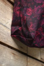 画像4: [DEADSTOCK] WILD WALLETS Patterned Floral Tote Bag -MADE IN USA- [RED] (4)