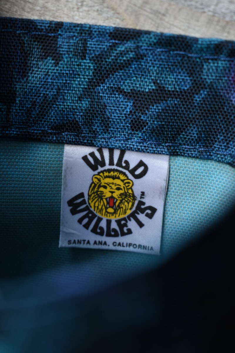 画像5: [DEADSTOCK] WILD WALLETS Patterned Floral Tote Bag -MADE IN USA- [BLUE] (5)
