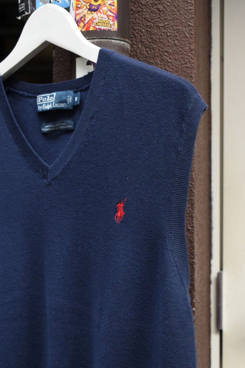 画像3: Ralph Lauren PIMA COTTON Knit Vest (3)