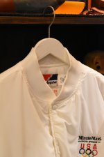 画像4: 90's Swingster Insulation Bomber Jacket "1996 Atlanta Olimpicks" -MADE IN USA- (4)
