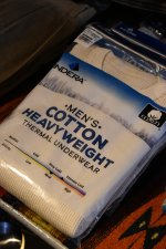 画像1: [NEW] INDERA MILLS HEAVYWEIGHT COTTON THERMAL UNDERWEAR (1)