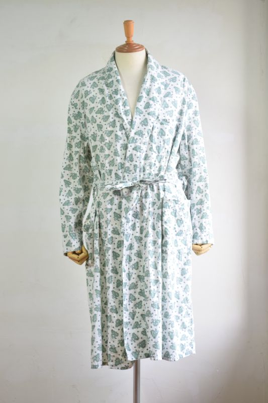 60's St.Moritz paisley cotton gown  が入荷しました