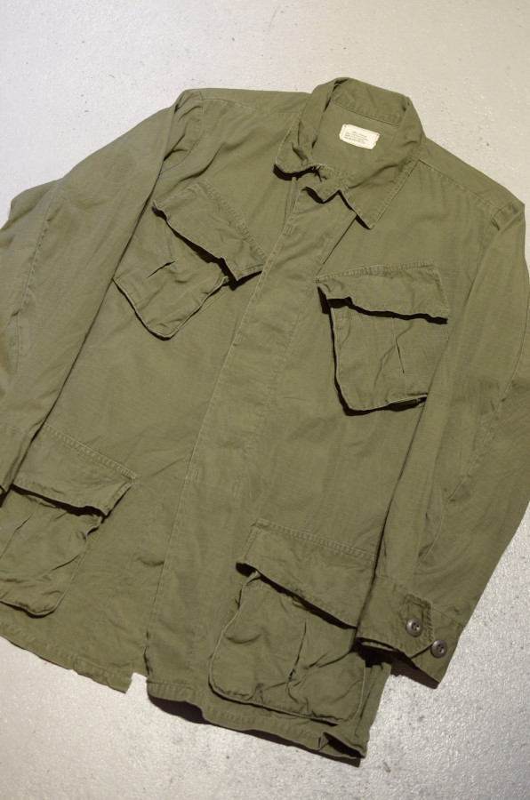 60's U.S.ARMY jungle fatigue jacket [S-R] が入荷いたしました 
