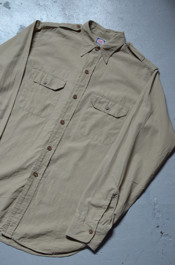 ～60's Pool's cotton poplin shirt が入荷いたしました