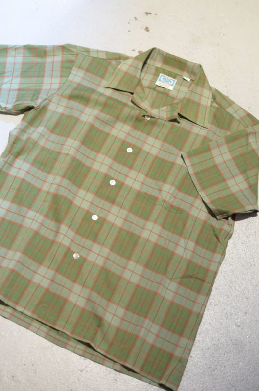 60〜70's DURON open collar shirt が入荷いたしました