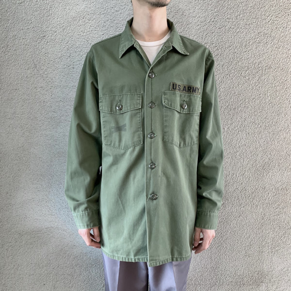 70's US ARMY utility shirt が入荷しました