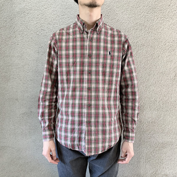 90's Ralph Lauren check B/D shirt が入荷しました