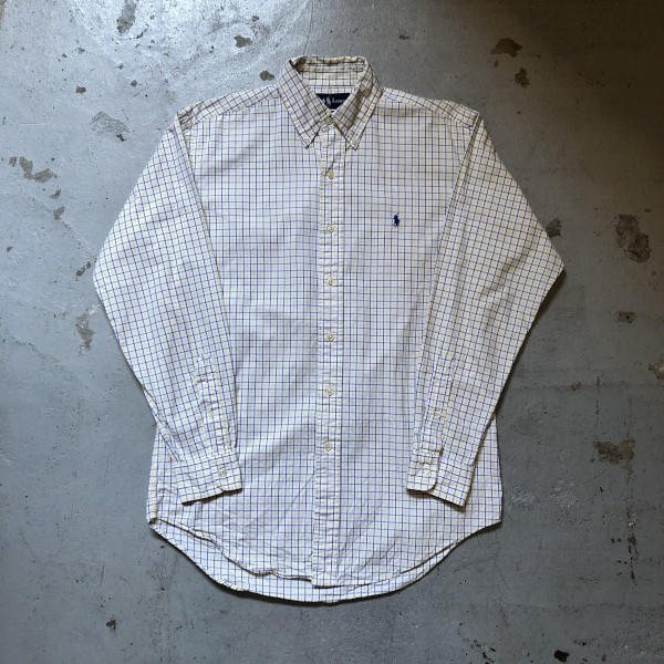 90's Ralph Lauren check B/D shirt が入荷しました