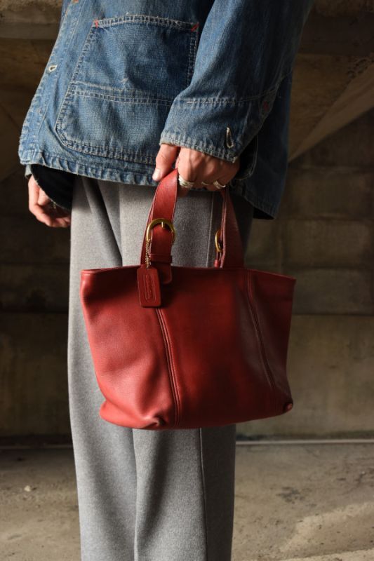 90's old COACH leather bag