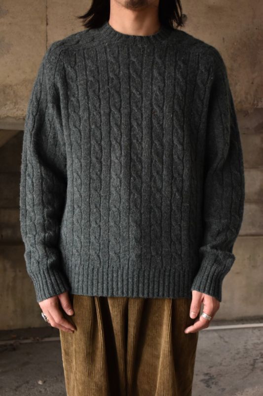 画像1: Brooks Brothers Shetland wool knit sweater (1)