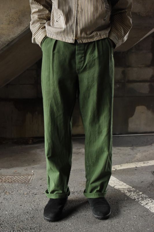 画像1: Swedish military utility pants (1)