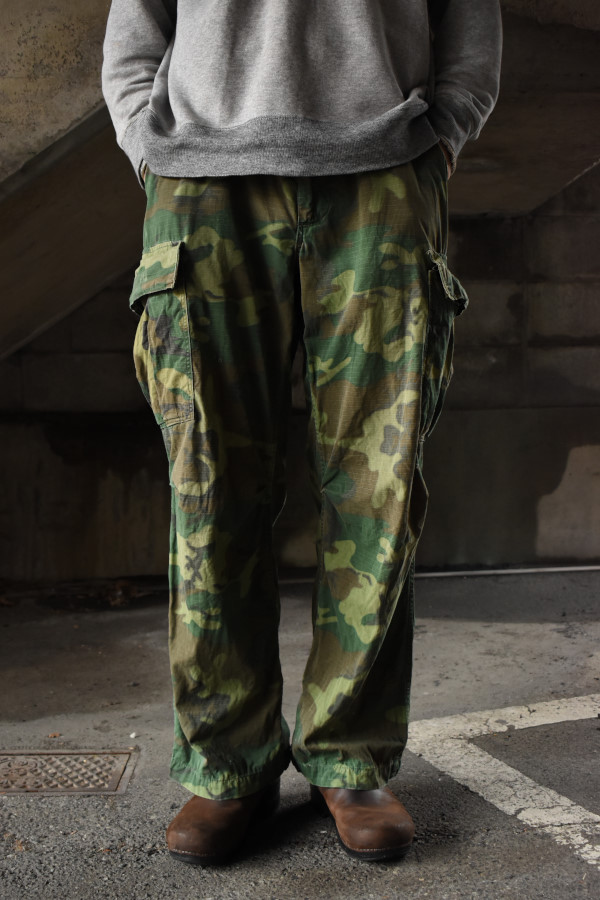 画像1: 60's U.S.Army jungle fatigue pants [ERDL] (1)