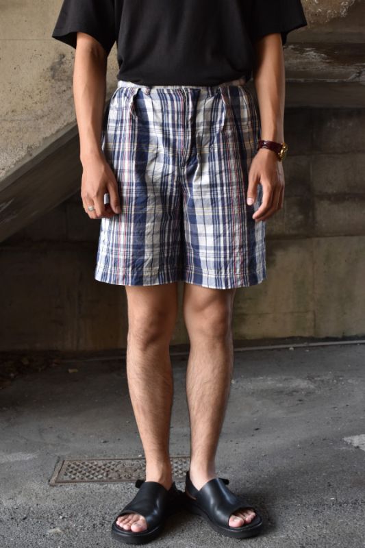 画像1: Ralph Lauren madras check chino shorts (1)