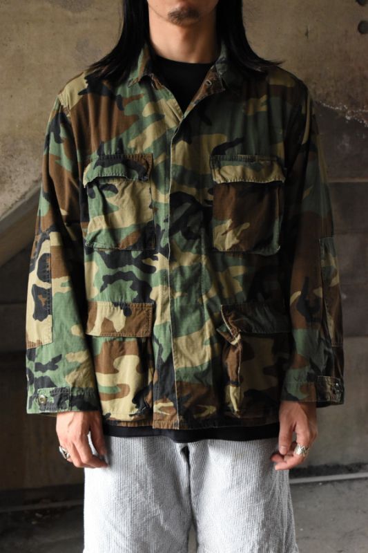 画像1: 80's US military BDU jacket (1)