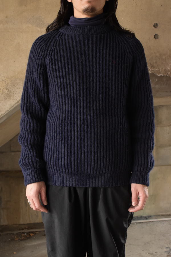 画像1: 80's PETER STORM wool knit sweater (1)