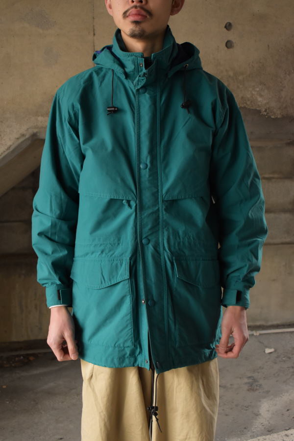 80's Eddie Bauer GORE-TEX マウンテンパーカー グリーン袖丈首から74