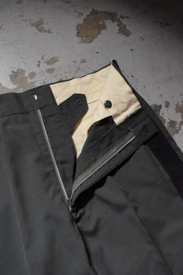 70s Vintage military side line pants