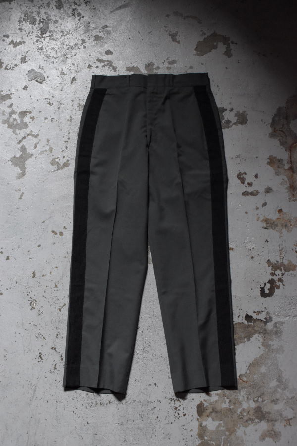 70s Vintage military side line pants