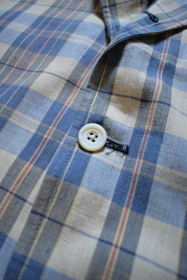 's Bill Winn madras check tailored jacket  DEADSTOCK