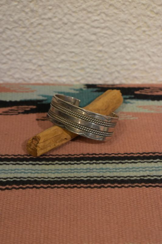 画像1: Indian Jewelry Navajo silver bangle (1)