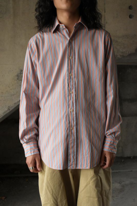 画像1: Ralph Lauren stripe shirt (1)