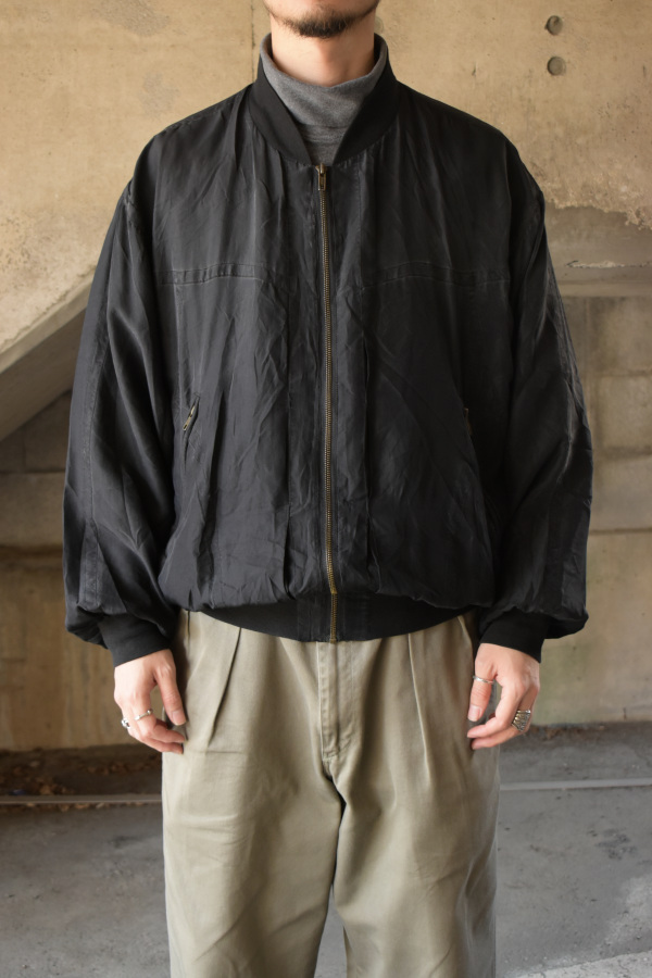 Cartouche silk blouson